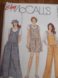 7564 EASY DROP WAIST JUMPER, JUMPSUIT, ROMPER PATTERN 10,12